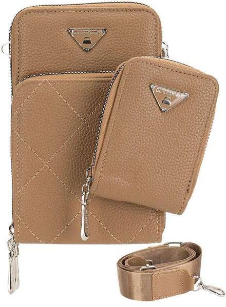Bolsa Feminina Transversal H.E Fr40 Camel