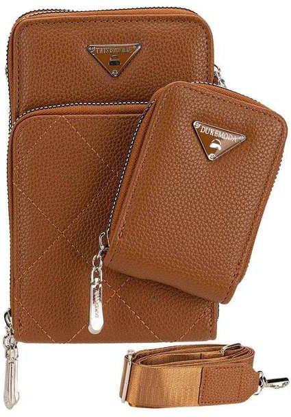 Bolsa Feminina Transversal H.E Fr40 Caramelo