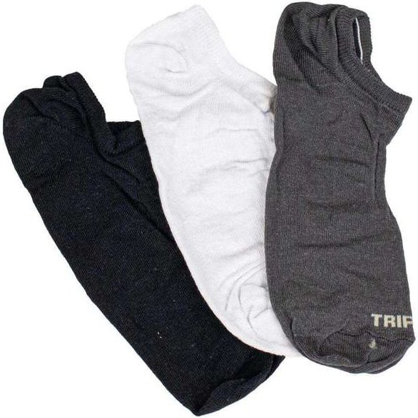Imagem principal Kit 3 pares de Meias Trifil - T06227 - Branco/Cinza TRIFIL