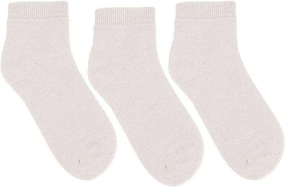 Kit com 3 pares de Meias Cano Curto Infantil Hoahi 23132 - Branco