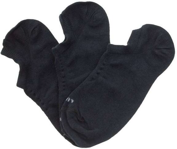 Kit com 3 pares de Meias Sortidas Invisível Lupo - 32700 - Preto