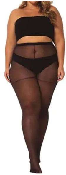 Meia-Calça Feminina Fio 15 Plus Size Trifil Wo6395 Preto