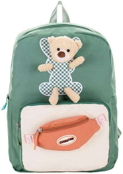 Mochila Feminina Arara Dourada - Ry6679 - Verde