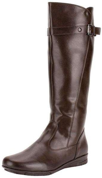 Bota Feminina Cano Alto Mooncity 71144 - Café