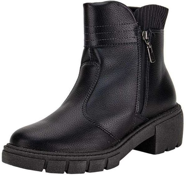 Bota Feminina Cano Baixo Beira Rio 9077211 Preto