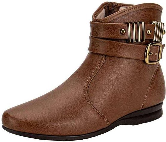Bota Feminina Cano Baixo Beira Rio 9084106 - Caramelo