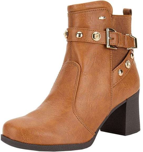 Bota Feminina Cano Baixo Dakota Da971 - Caramelo