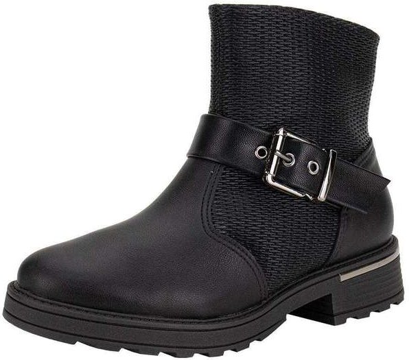Bota Feminina Cano Baixo Maxi Piccadilly 735026 Preto