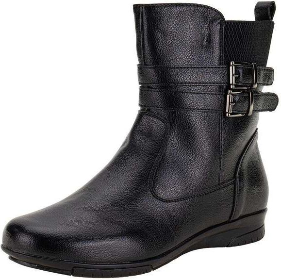 Bota Feminina Cano Baixo Mooncity 71147 - Preto