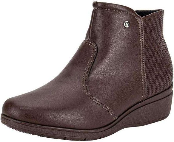 Bota Feminina Cano Baixo Piccadilly 117120 Café