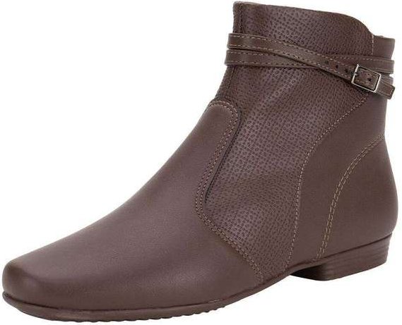 Bota Feminina Cano Baixo Piccadilly 250241 - Café