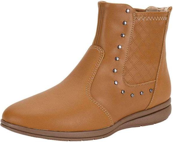 Bota Feminina Cano Baixo Piccadilly 261036 Caramelo
