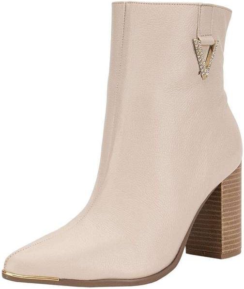 Bota Feminina Cano Baixo Via Marte 230001 Marfim