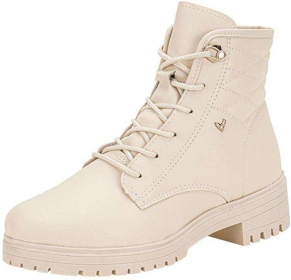 Bota Feminina Coturno Mississipi Mi841 Marfim