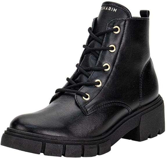 Bota Feminina Coturno Ramarim 2412101 Preto