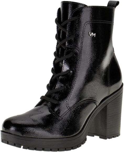 Imagem principal Bota Feminina Coturno Via Marte - 231610 - Verniz/Preto VIA MARTE
