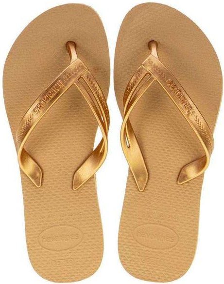 Chinelo Feminino Elegance Havaianas - 4148801 - Ouro