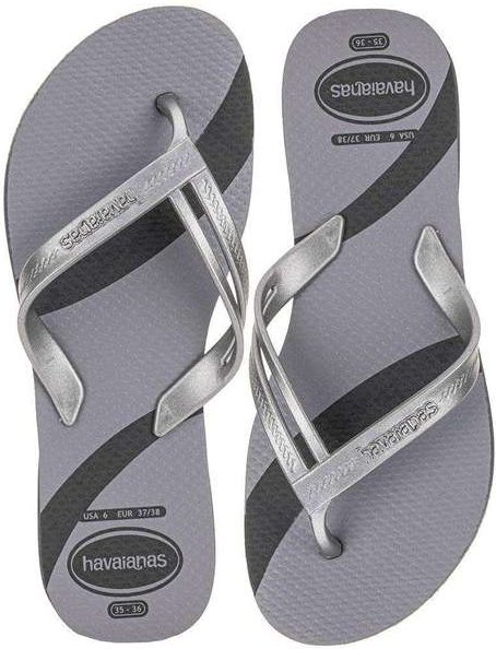 Chinelo Feminino Elegance Print Havaianas 4148804 - Cinza