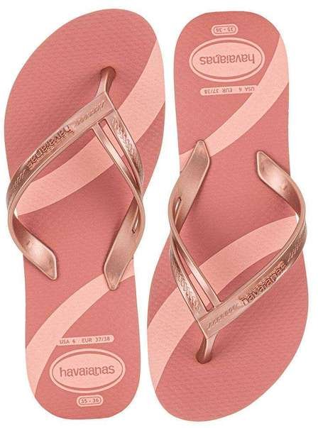 Chinelo Feminino Elegance Print Havaianas 4148804 - Salmão