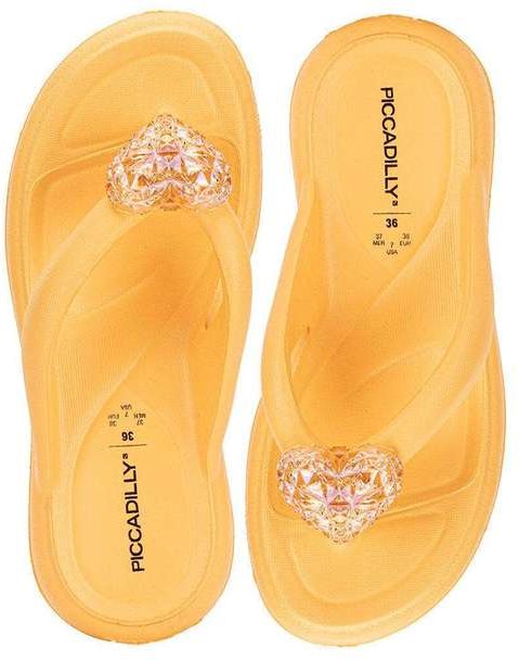 Chinelo Feminino Marshmallow Piccadilly 248003 Laranja