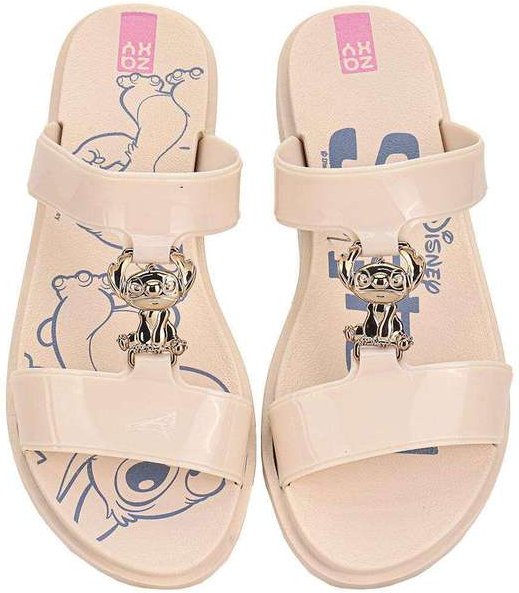 Chinelo Feminino Slide Disney Mix Zaxy 19271 Marfim