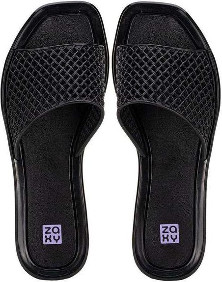 Chinelo Feminino Slide Mesh Zaxy 19125 - Preto