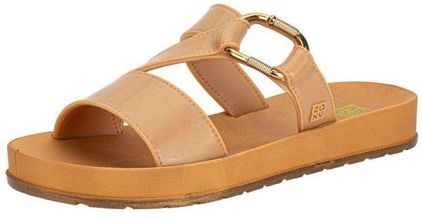 Chinelo Feminino Slide Tour Mix Zaxy 19163 Caramelo