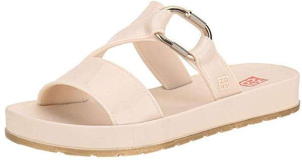 Chinelo Feminino Slide Tour Mix Zaxy 19163 Marfim