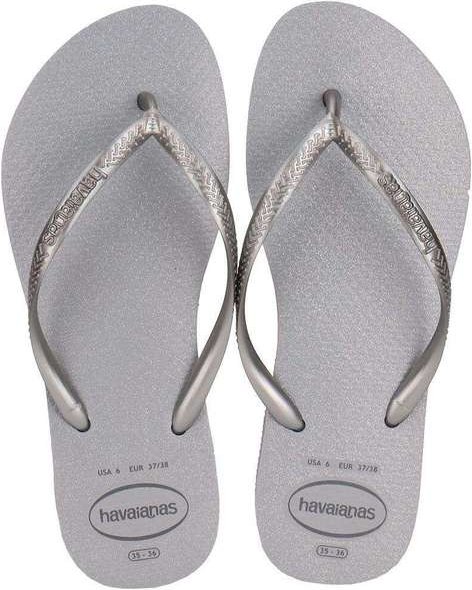 Chinelo Feminino Slim Gloss Havaianas 4145617 Prata