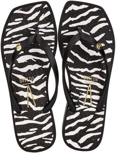 Chinelo Feminino Vizzano 6531100 - Preto/Branco