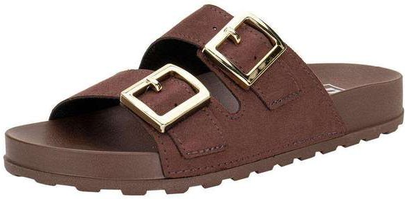 Sandália Feminina Conforto Moleca 5436401 - Chocolate
