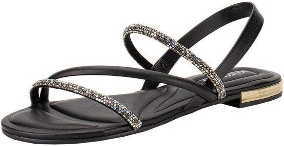 Sandália Feminina Flat Beira Rio 8263969 - Preto