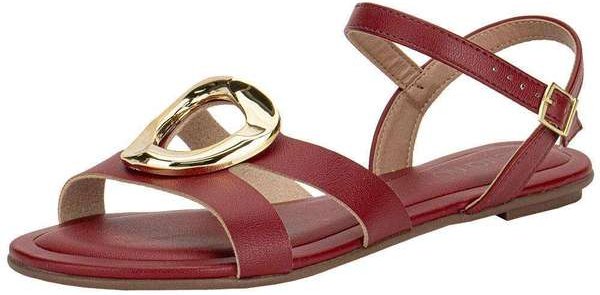 Sandália Feminina Flat Beira Rio 8367872 Vinho