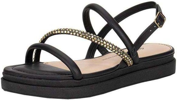 Sandália Feminina Flat Dakota Y7634 - Preto