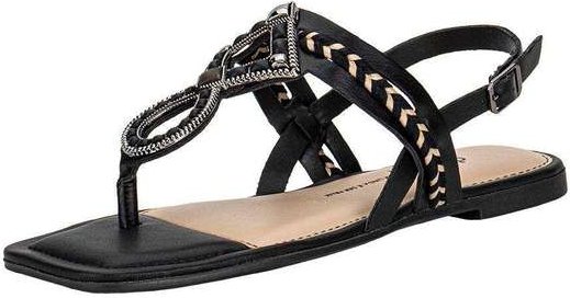 Sandália Feminina Flat Dakota Y7951 - Preto