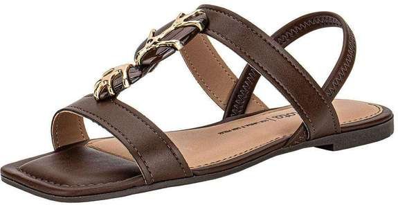 Sandália Feminina Flat Dakota Y9611 - Café