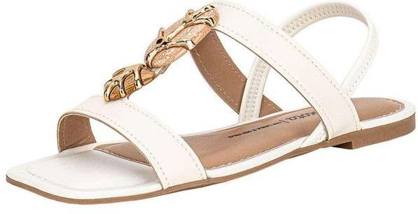 Sandália Feminina Flat Dakota Y9611 Marfim