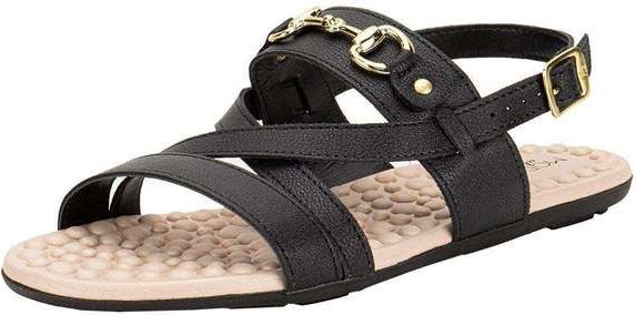 Sandália Feminina Flat Modare 7163132 - Preto
