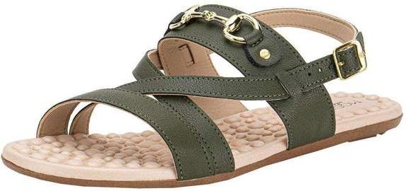Sandália Feminina Flat Modare 7163132 - Oliva