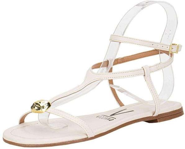 Sandália Feminina Flat Vizzano 62351711 - Marfim