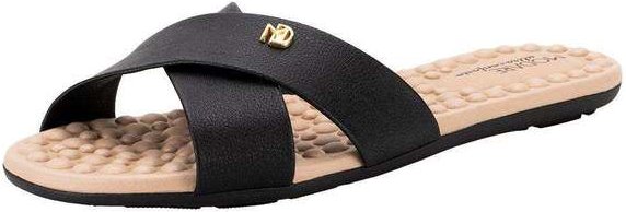 Sandália Feminina Rasteira Modare - 7163105 - Preto 04