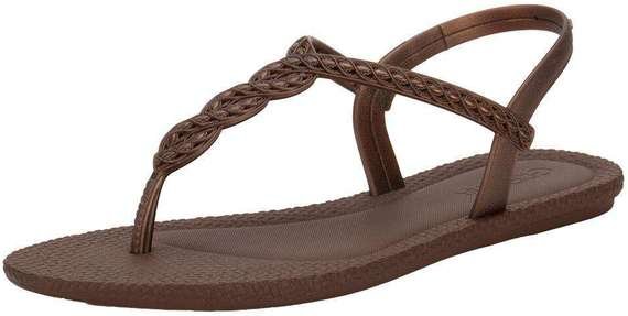 Sandália Feminina Todo Dia Elegante Grendha 18965 - Café