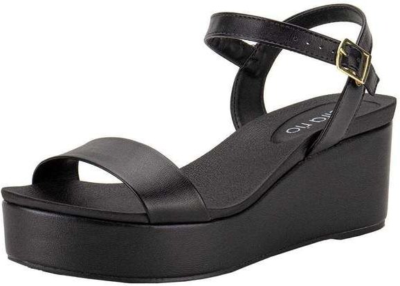 Sandália Feminina Anabela Beira Rio 8407135 - Preto