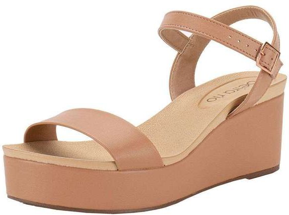 Sandália Feminina Anabela Beira Rio 8407135 - Salmão