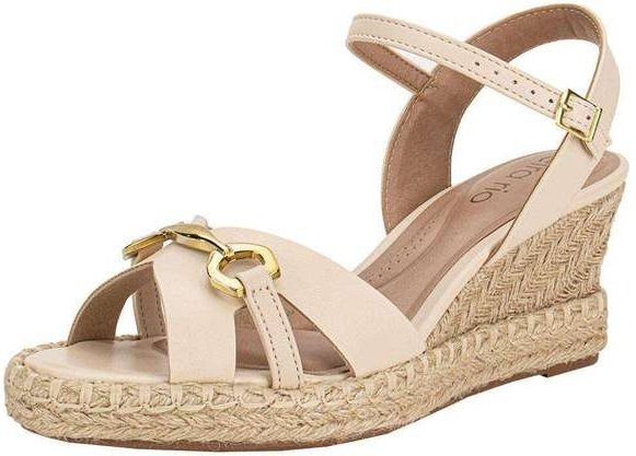 Sandália Feminina Anabela Beira Rio 8486119 - Natural