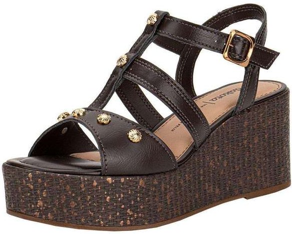 Sandália Feminina Anabela Dakota Y9541 - Café