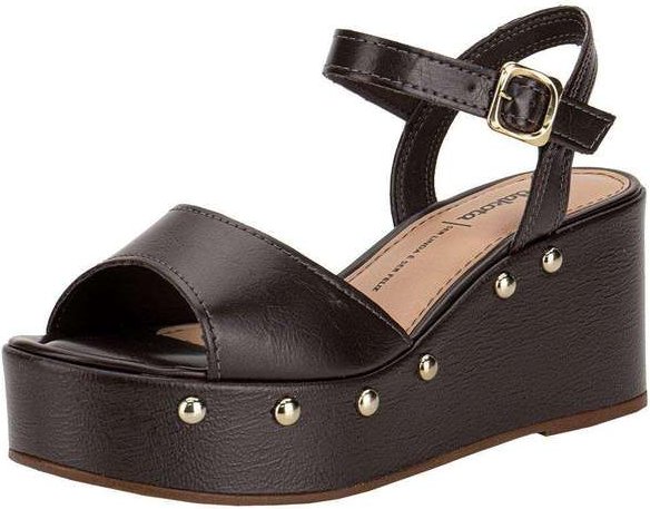 Sandália Feminina Anabela Dakota Y9542 - Café