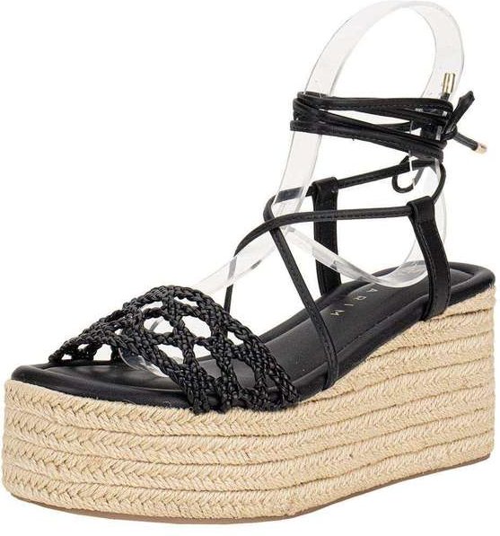 Sandália Feminina Anabela Ramarim 2536204 - Preto