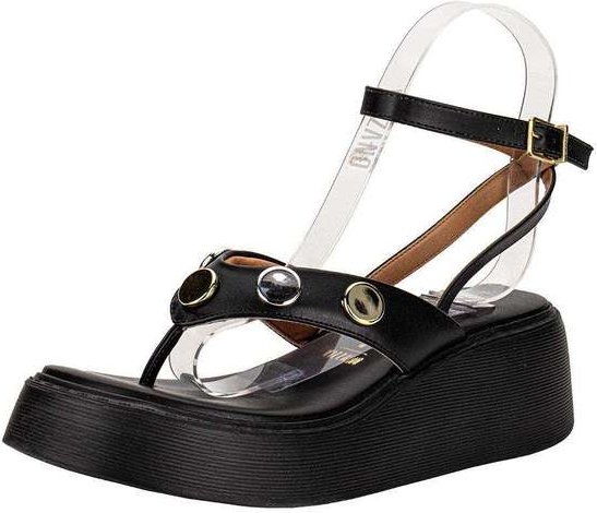 Sandália Feminina Anabela Vizzano 6525108 - Preto