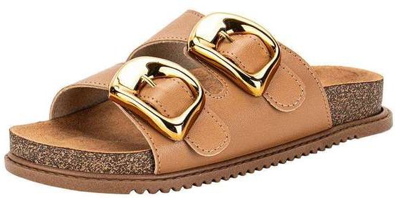 Sandália Feminina Conforto Beira Rio 8523116 - Camel